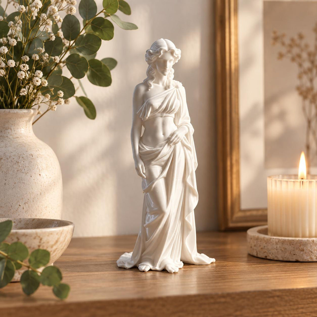 Elegant Goddess of Desire Statue, Aphrodite Statue