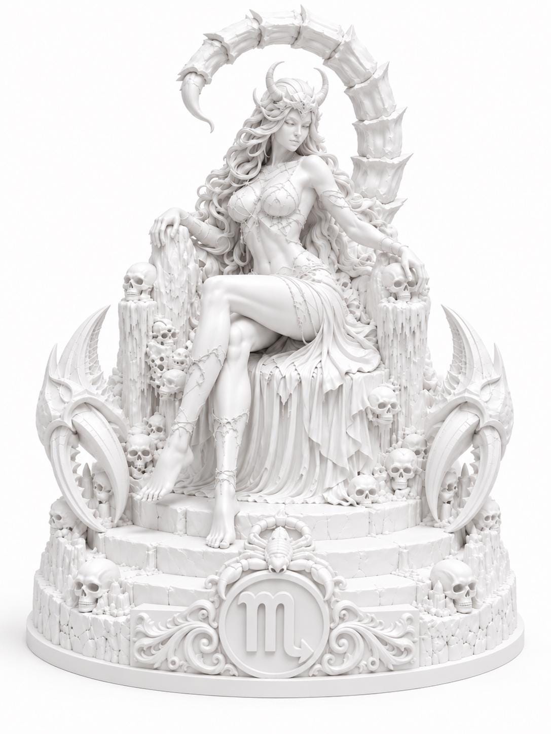 Scorpio Zodiac Statue – Dark Goddess Statue — photo 4