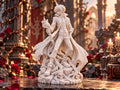Dark Fantasy Demon Prince Statue, Anime Style White PLA Collectible Figure