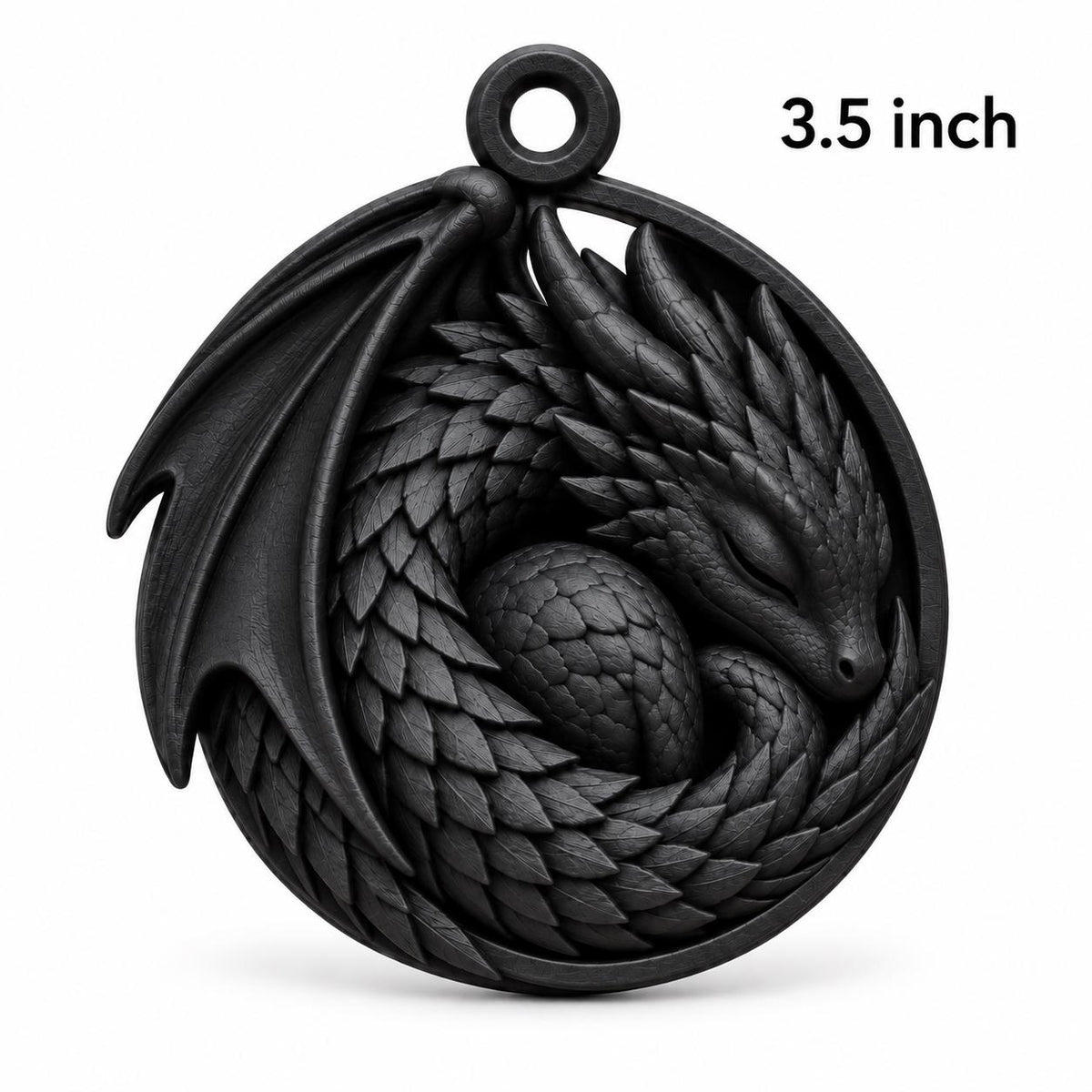 Sleeping Dragon Christmas Ornament, Fantasy Tree Decoration, Dragon Lover Gift — photo 4