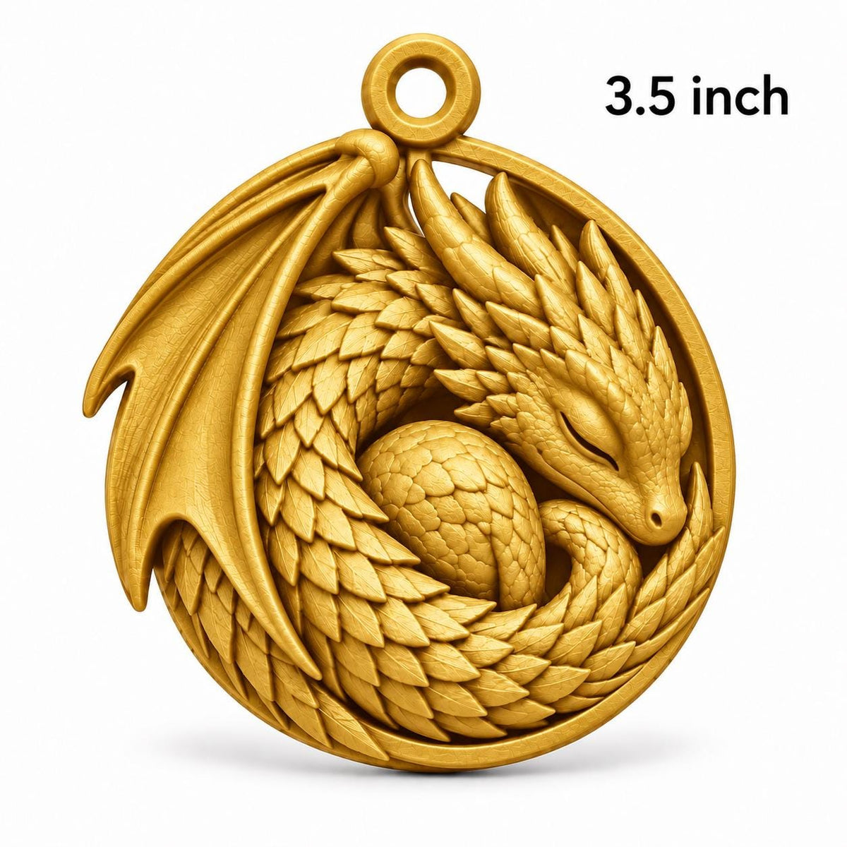 Sleeping Dragon Christmas Ornament, Fantasy Tree Decoration, Dragon Lover Gift — photo 5