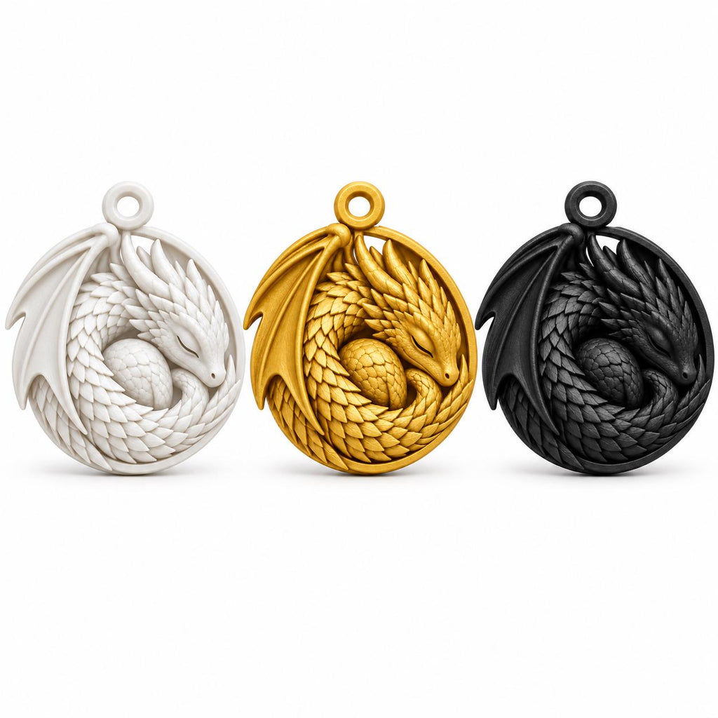 Sleeping Dragon Christmas Ornament, Fantasy Tree Decoration, Dragon Lover Gift — photo 7