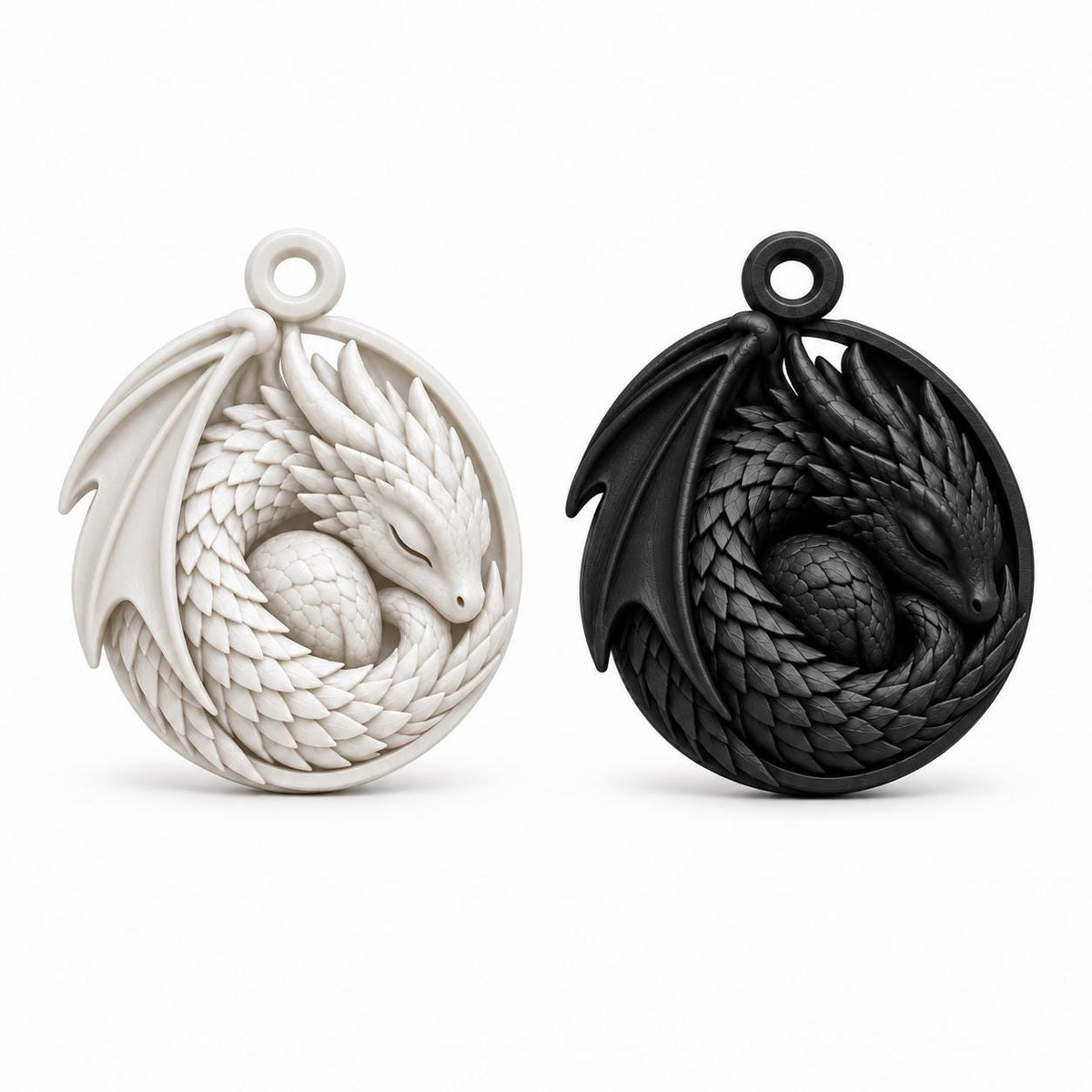 Sleeping Dragon Christmas Ornament, Fantasy Tree Decoration, Dragon Lover Gift — photo 8