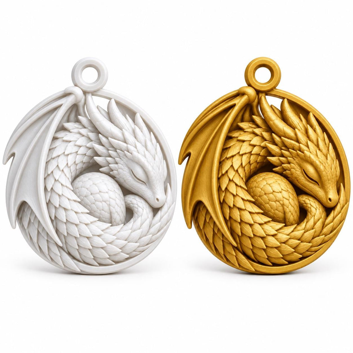 Sleeping Dragon Christmas Ornament, Fantasy Tree Decoration, Dragon Lover Gift — photo 9