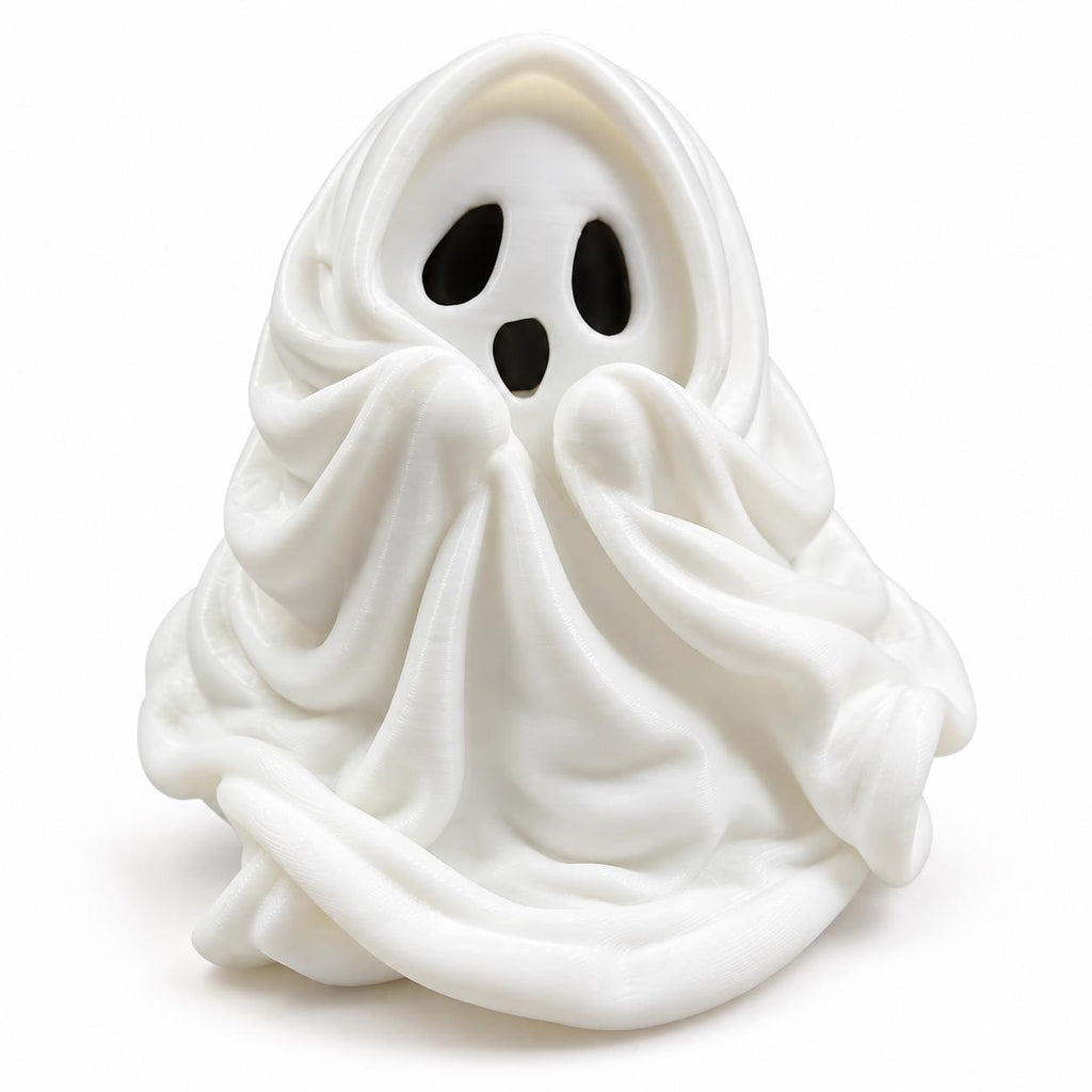 Mini Ghost Figurine, Spooky Halloween Decor, PLA Plastic (2 inches) — photo 3