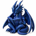 Reading Dragon Statue with Book, Fantasy Bookshelf Decor, Book Lover Gift — photo 6