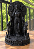 Hecate Statue – Triple Moon Goddess for a Witch Altar