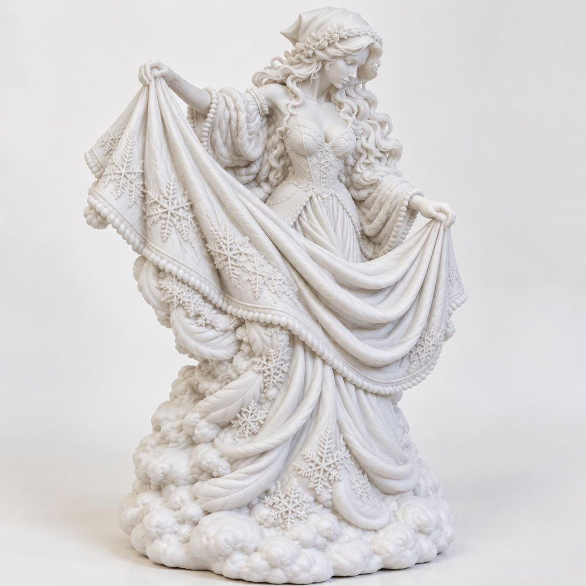 Winter Goddess Statue, Frau Holle, Yule Altar and Winter Solstice Decor — photo 3