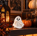 Mini Ghost Figurine, Spooky Halloween Decor, PLA Plastic (2 inches)